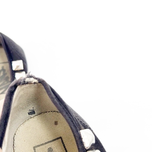 Vans Lace Up Studded Black Sneakers size 5 - Picture 8 of 10